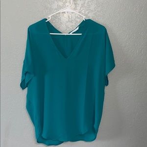 Lush Green Blouse Size S